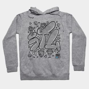 L1M0N Graffiti 6AT0W3AR Anniversary Tee (Linework) Hoodie